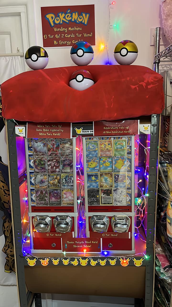 The Marlands, Southampton - New Pokémon card vending machine at My